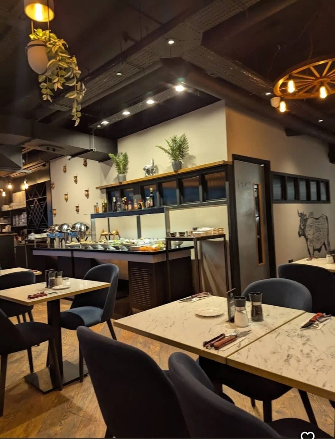 Interior The Ribs – Restaurante Centro